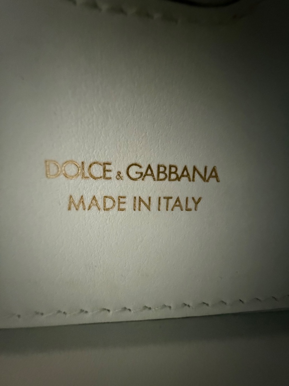Dolce & Gabbana White Leather Crossbody Bag Small - Picture 10 of 13